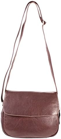 Oxbridge Satchel ShopRL 665 Brown London Genuine Leather Ladies Handbag - Small Oxbridge Fashion Shoulder Bag