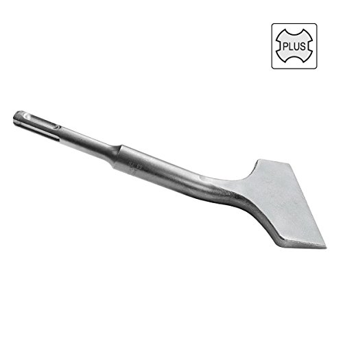 S&R Hochleistungs – Fliesenmeißel SDS plus 180mm/165mm x 75mm abgewinkelt rund Thunder, optimierte Geometrie. Profi-Qualität - 5