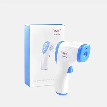 Woschmann-Infrared Forehead Thermometer, Digital Medical Infrared Thermometer, Non-Contact Digital Infrared Temperature Gun with Fever Alert Function, Forehead Thermometer for Baby and Adult