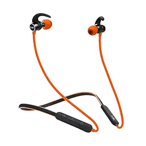boAt Rockerz 255 Sports Wireless Bluetooth in Ear Neckband Earphone with Mic (Orange)