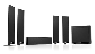 Kef T305 Sistema Home Theater 5.1, Nero in promozione - Polaris Audio Hi Fi