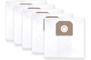 Profilters - 5 Bolsas compatible con DEWALT D27901, D27902, FLEX S 47 (M), VCE 45 L(M) AC, S 44 L AC; VCE 44 KÄRCHER NT 561, 611, 45/1, 55/1, PROTOOL VCP 30E, passend für MAKITA VC 4210 MX