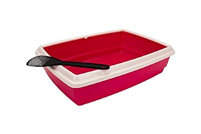 Agrobiothers Bac à Litière Avec Rebord et Pelle 54 cm pour Chat