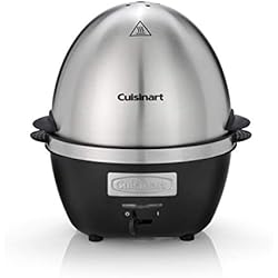 Cuisinart CEC10E Cuiseur à œufs (de 1 à 10 œufs), Œufs durs, mollets, coques et moulés, Acier brossé