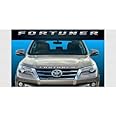 AutoDecals Fortuner Car 3D Letters Self Adhesive (3D Logo Name Alphabets Chrome Exterior Accessories for Fortuner Car Bonnet) - Silver Color 1 Set