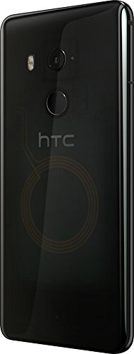 HTC U11 + Smartphone (15,24 cm (6 Zoll) Super LCD Display, 12,2 MP Kamera, 128 GB Speicher und 6 GB RAM, Android 8.0) Translucent Schwarz