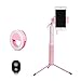Price comparison product image Selfie Stick Bluetooth, 1.12M Extendable Selfie Stick with Ring Light Wireless Remote and Tripod Stand for iPhone X/iPhone 8/8 Plus/iPhone 7/iPhone 7 Plus/Galaxy S9/S9 Plus/Note 8/S8/S8 Plus (pink)