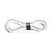 Produktbild TOOGOO(R) 25 St. oesen f. Brillenkette Brillenband Brille silbrig
