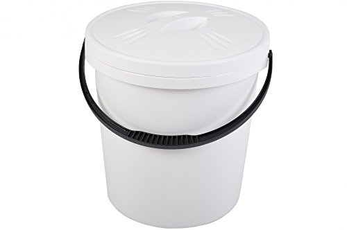 Windeleimer 16 L mit Deckel Eimer Mülleimer Futtereimer Aufbewahrung Deckel - 2