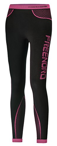 FITTECH ACTIVE Damen Thermoaktiv Laufhose Sporthose Lang Fitness Pilates Outdoor Radsport Running - 4