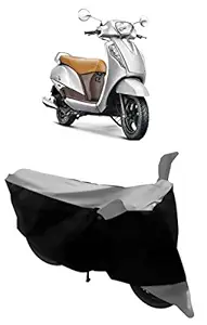 HEMSKAR Water Resistant & UV Protection Motorcycle Cover Made for Suzuki Access SE Two Wheeler (Grey)