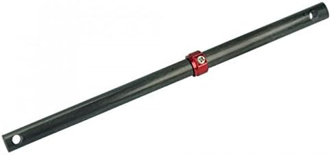 CNC Solid Carbon Main Shaft/Collar Set Red: 200SRX by Microheli Co.