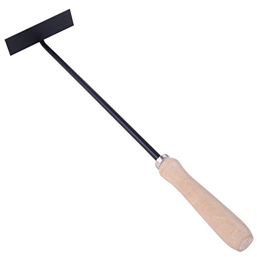 Aschekratzer mit Holzgriff 45 cm lang aus robustem Eisen - 2