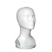 Produktbild Kopf Modell Bovake Weibliches Styropor Hut Glas Haar Perücke Mannequin Ständer Display-Kopf-Modell Chest