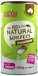 Natvia 100% Natural Sweetener Canister 300g (Pack of 3)