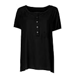 Suelto Top Mujeres Verano Casual Casual Algodón Para Estampar T-shirt Amor y Cuello Informal Tallas Grandes Verano Camisetas Camisetas sin Mangas Mujer Mujer Camisa Estampada Suelto Mujer con Estrellas