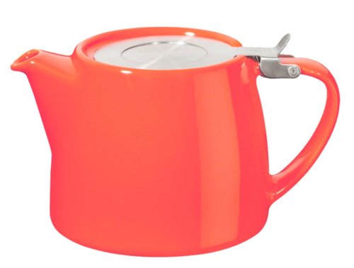 Forlife - Teiera Stump da 530 ml, colore: rosa di corallo