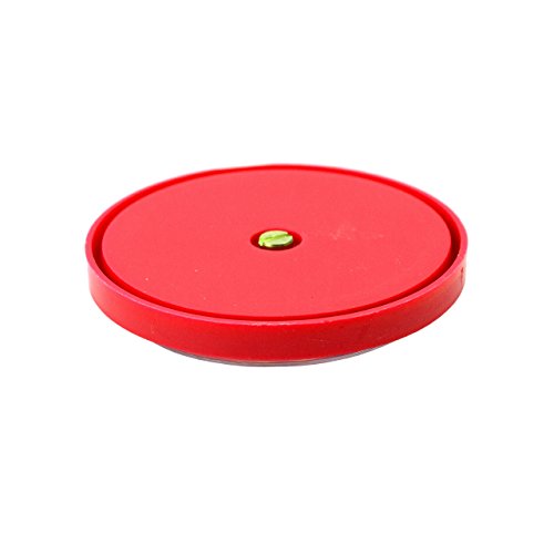 Lantelme 5 Stück Set rundes Bimetall Analog Klebe Kühlschrankthermometer . Kunststoff Farbe rot 4400 - 4