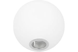 LALAFINA Paralume Vetro Smerigliato 10 Cm Globo Rotondo Lampadario Ricambio Paralume Interno G9 Decorazione Casa Soggiorno Camera Da Letto