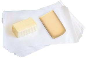 ALFINCART Carta paraffinata per alimenti - Formato cm. 25x37 - Scatola da Kg. 10 (circa 1600 fogli) - Carta oleata da gr./mq. 55 stampata con loghi generici "per alimenti”