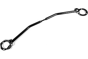 X-Parts Transportbügel Domstrebe schwarz für BMW E46 3er Limousine, Compact, Coupe, Cabriolet, Touring - Eintragungsfrei - Einstellbar - Legierter Stahl - Klemme - Transportrack