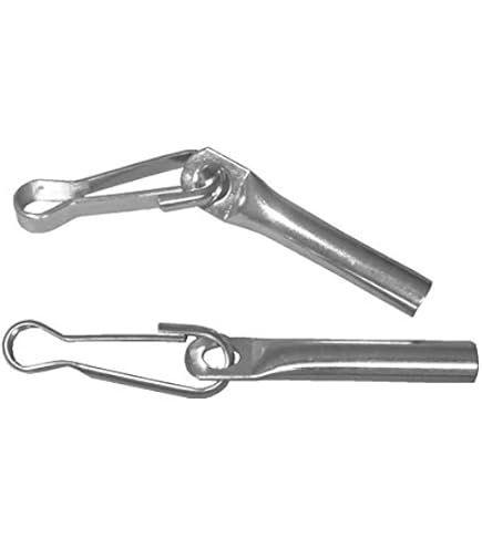 Abspannhaken Für LKW Plane 10x Zweiloch-Planenhaken Grau Mit Nietunterlage – Zum Abspannen Von Planen, Robust & Praktisch 10er Set Spitzhaken - Foto 13