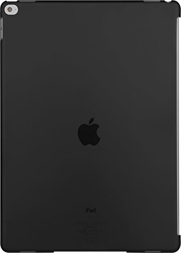 Ozaki O!Coat Wardrobe Schutzhülle für Apple 12,9" iPad Pro (Nicht für 2. Generation aus 2017) - schwarz-transparent [Ultra dünn | Extrem leicht | Soft-Touch Beschichtung Apple Smart Keyboard & Smart Cover kompatibel] - OC150BK