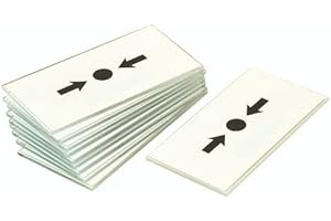 ONLINE TRADE COUNTER KG1 Break Glass Replacement For Emergency Fire Alarm, Access Control Call Points, Universal Fit For Most Manual Call Points (10)