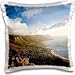 Produktbild Coastlines - Sunrise above Camps Bay and Table Mountain, Western Cape, South Africa - 16x16 inch Pillow Case