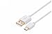 Produktbild New Arrival weiß Micro USB Kabel Durable (1/M) High Speed USB Sync- und Ladekabel für Nokia Lumia 820, Nokia Asha 210, Nokia Asha 501, Nokia 215, Nokia 222, Nokia 130, Nokia Lumia 525, Nokia Lumia 610, Nokia 301, Nokia 108, Nokia Lumia 638