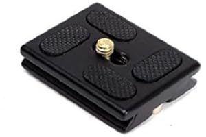 VIKISDA Hawell Piastra universale professionale portatile per treppiede e monopiede, a rilascio rapido, per fotocamere DSLR, SLR