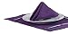Produktbild K2 Signature Tischsets/Platzsets, Leinenoptik, 4 Stück 33 cm x 46 cm dunkelviolett