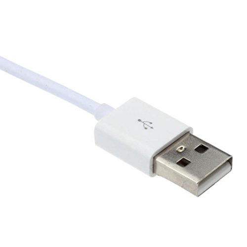 Switchali Mini USB 2.0 Hallo-Speed 4-Port-Teiler-Naben-Adapter für PC Computer (Weiß) - 3