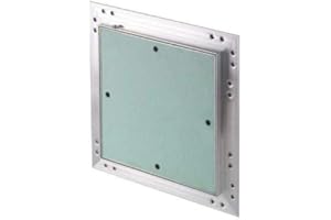 ARMAR TRADING LTD Heavy Duty Access Panel with Plasterboard Door and Aluminium Frame Revision Flap (300mm x 500mm)