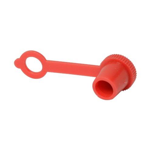 100 x rote WTB® Schmiernippelkappen für Kegel-Schmiernippel mit Befestigungslasche