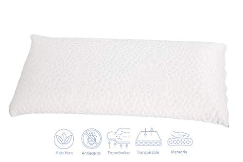 Almohada viscoelástica 135 cm Aloe Vera Imperial Confort