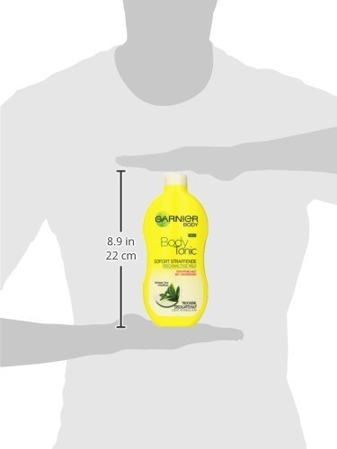 GARNIER Body Feuchtigkeitscreme Body Tonic / sofort straffende Body Lotion gegen Cellulite (mit Grün Tee & Koffein – für trockene, erschlaffte Haut) 3 x 400ml - 3