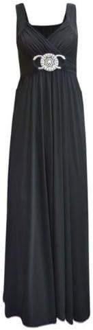 BARAKAH NEW LADIES WOMEN LONG PROM FORMAL DIAMANTE MAXI EVENING DRESSES PLUS SIZE 8 26 (UK