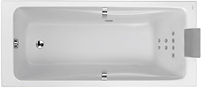 Jacob Delafon E5BE2200-00 Baignoire avec système balnéothérapie Massdream, 900 W, 230 V, Blanc