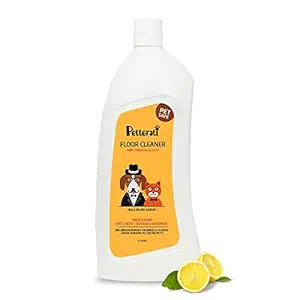 Petterati Pet Safe Floor Cleaner | Citrus | 900ml | BKC, Alcohol, Acid & Bleach Free | Safe for both Dogs & Cats | Kills 99.9% germs | Suitable for all surfaces