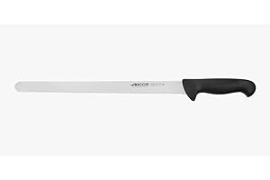 Arcos Couteau Pâtissier Flexible 35 cm - Lame Dentelée Acier Inoxydable NITRUM - Durabilité et Précision - Manche Polypropylène Noir - Série 2900