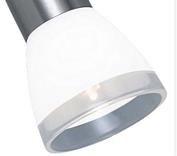 Lampenglas Lampenschirm G9 opalfarbig weiss mit Klarrand KK105 Neu