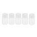 Produktbild F Fityle 5 Stücke Flüssigkeit Probenahme Probenflaschen mit Verschlusskappe Kapazität 15ml-100ml (zur Auswahl) für Aceton Rauch Alkohol Säurelösung - klar 60ml