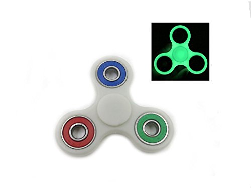 Fingertip Gyroscope Tri-Spinner Fidget Toy EDC Focus Toy, Ultra Durable High Speed Exquisite Hand Spinner for ADD, ADHD Anxiety Autism Boredom Stress Luminous Grey Focus Children and Adults Fingertip Gyroscope Tri-Spinner Fidget Toy EDC Focus Toy, Ultra Durable High Speed Exquisite Hand Spinner for ADD, ADHD Anxiety Autism Boredom Stress Luminous Grey Focus Children and Adults