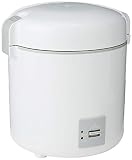 White Horwood JEA63 300 ml Mini Rice Cooker, White by Horwood
