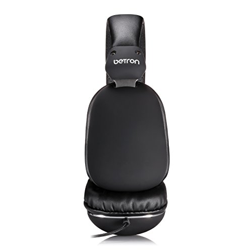 Betron-HD500-on-Ear-Headphones-Bass-Driven-Sound-Light-Weight-Black