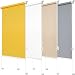 Produktbild Kobo Klemmfix Rollo ohne Bohren Für Fenster Kippfenste Balkontür Rollos für Fenster ohne Bohren Fensterrollo für innen Lichtdurchlässig Sichtschutz (Weiß, 80x150 cm)