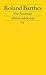 Produktbild Das Neutrum: Vorlesung am Collège de France 1977–1978 (edition suhrkamp)