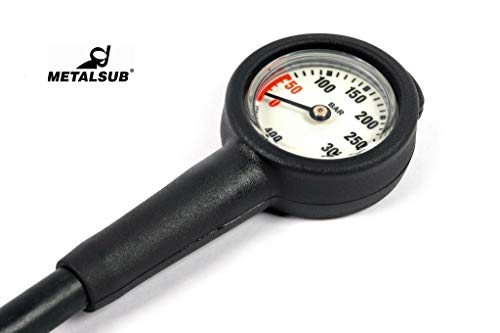 METALSUB Manometre de Plongee 400 Bars - Pacific