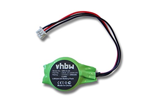 vhbw Bios Batterie 200mAh (3V) Notebook Laptop Dell Inspiron 1520 1521 1720 1721, Vosto 1500 1700, XPS 1318, XPS M1330 M1340 wie 23.22056.001, CB28.